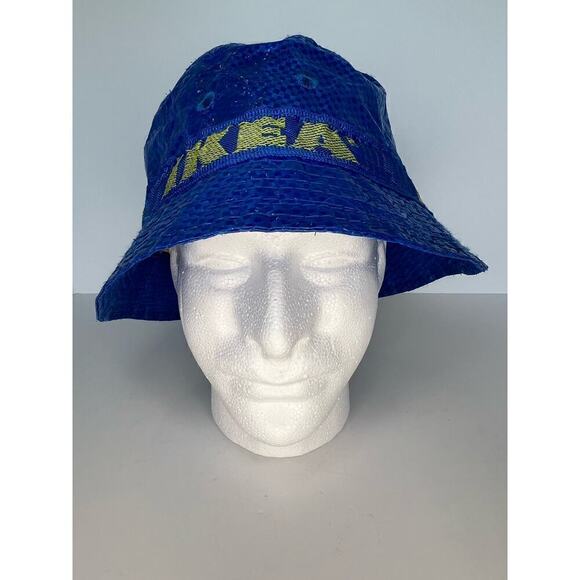 Ikea Blue Knorva Frakta Bucket Hat, One Size, Novelty, Rain, Sun - Picture 3 of 6